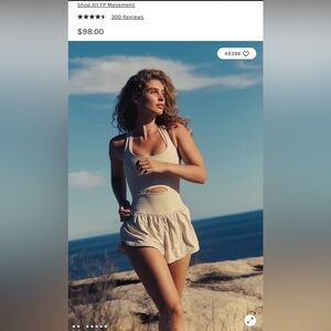 NWT Free people Righteous Runsie mineral bath color